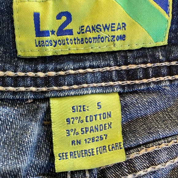 Size 5 L2 Jeanswear Low Rise Stretch Capri Jean - Picture 4 of 6